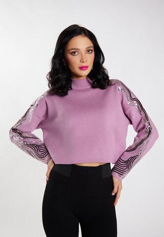 faina Sweater 'Nelice' in Purple: front