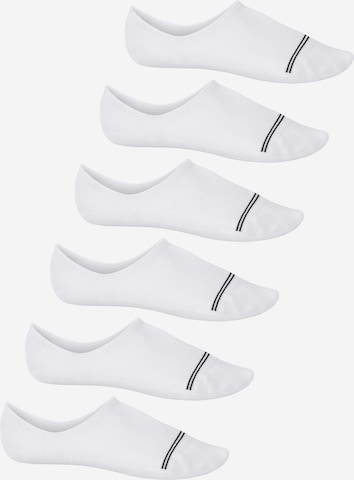 footstar Socks 'EVERYDAY!' in White: front