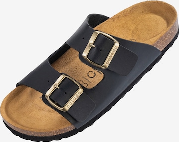 Palado Mules 'Korfu PF' in Black: front