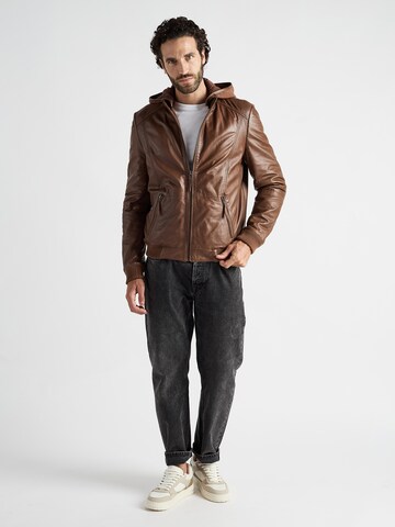 JCC Lederjacke in Braun