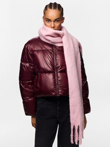 Sciarpa 'NIKITA' di PIECES in rosa: frontale