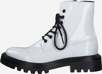 TAMARIS Lace-Up Ankle Boots in White