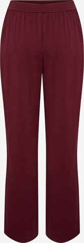 SAINT TROPEZ Loosefit Broek in Rood: voorkant