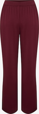 SAINT TROPEZ Loose fit Trousers in Red: front
