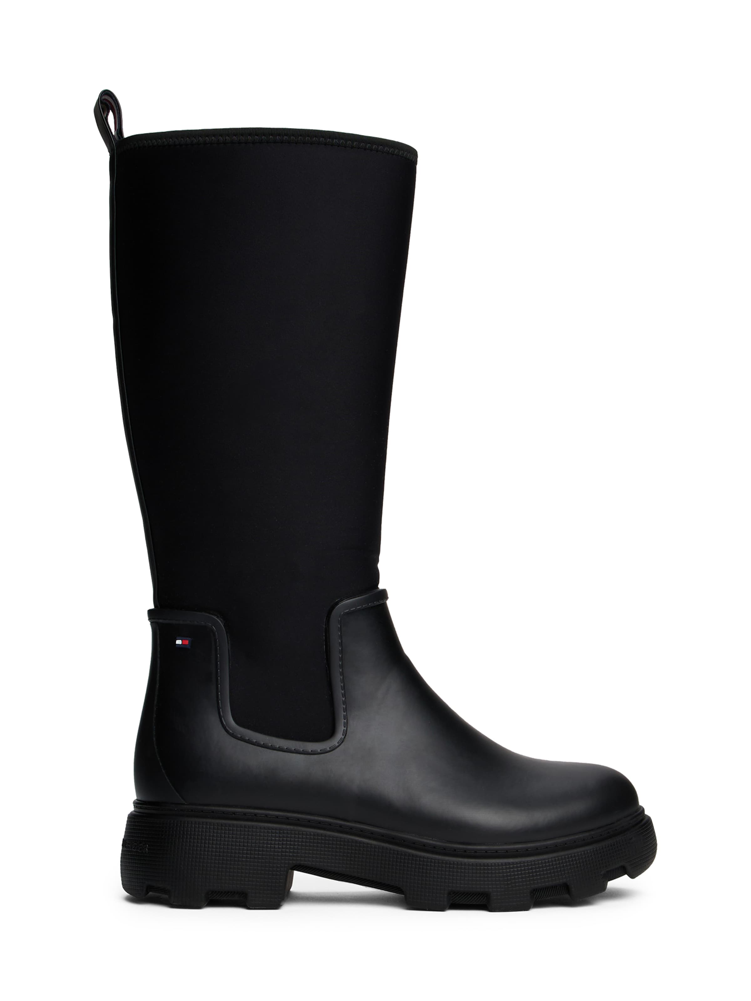 Bottes en caoutchouc TOMMY HILFIGER en noir