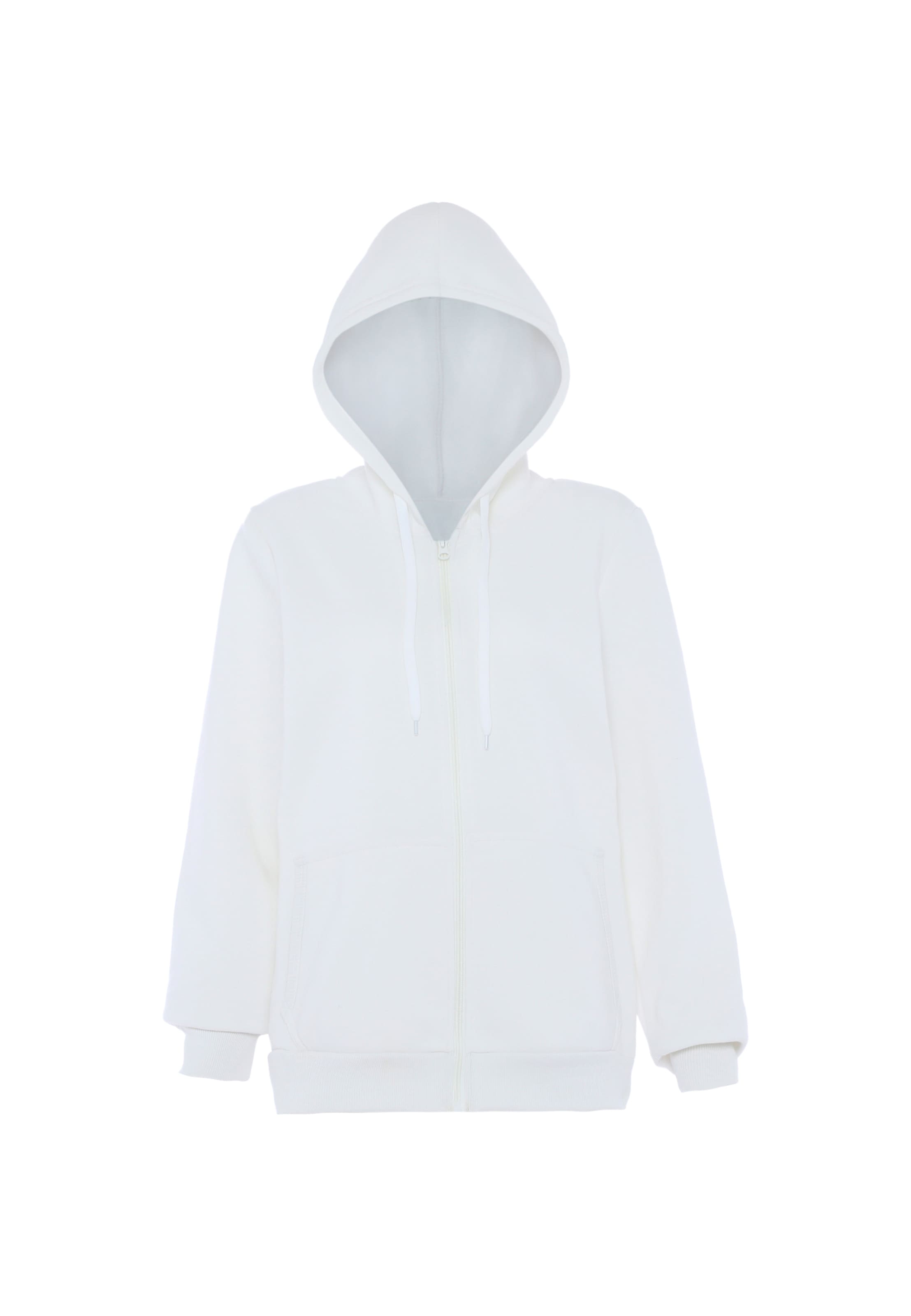 Giacca di felpa di myMo ATHLSR in bianco: frontale