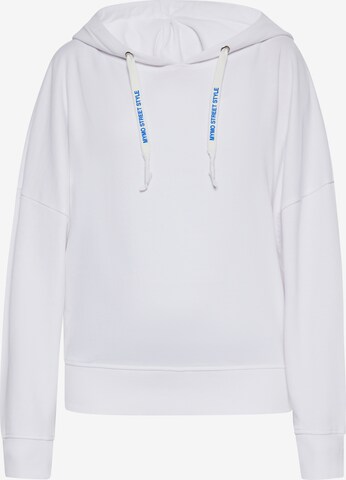 MYMO Sweatshirt in Wit: voorkant