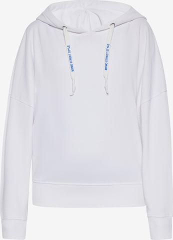 Sweat-shirt MYMO en blanc : devant