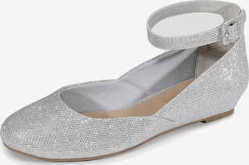Ballerines 'DREAM PAIRS Ballerinas Damen Flache Schuhe Damen' Dream Pairs en argent : devant