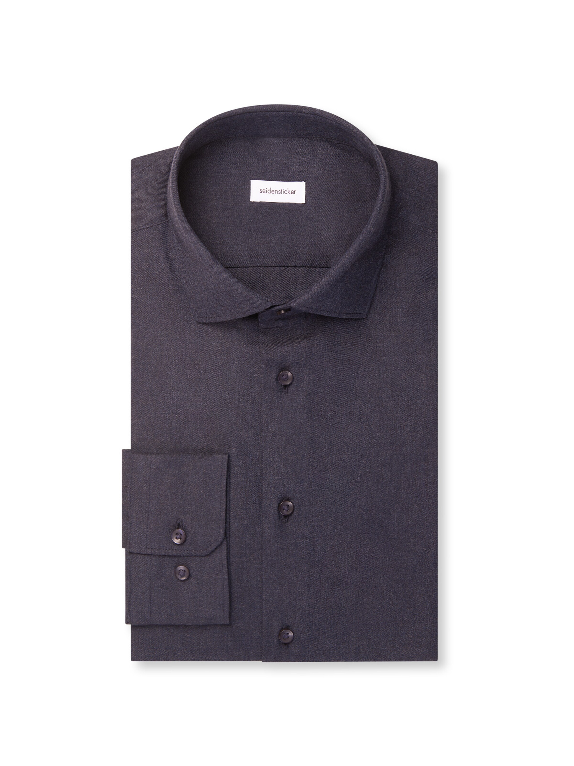 SEIDENSTICKER Slim Fit Hemd in Grau