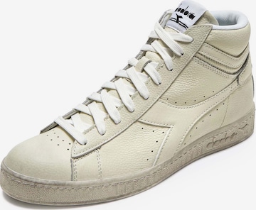 Baskets hautes 'Game' Diadora en blanc : devant