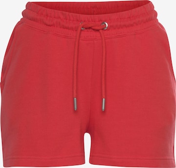 H.I.S Regular Pants in Red: front