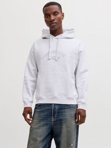 JACK & JONES Sweatshirt 'JORBLeecker' in Grey: front