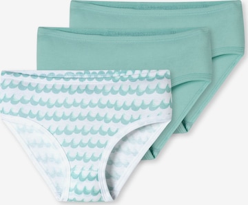 Sous-vêtements 'Fine Rib' SCHIESSER en vert : devant