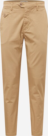 !Solid Regular Chino Pants 'Bishop' in Beige: front