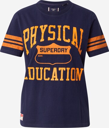 Superdry T-Shirt in Blau: predná strana