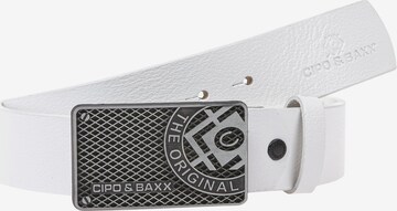 CIPO & BAXX Belt in White: front