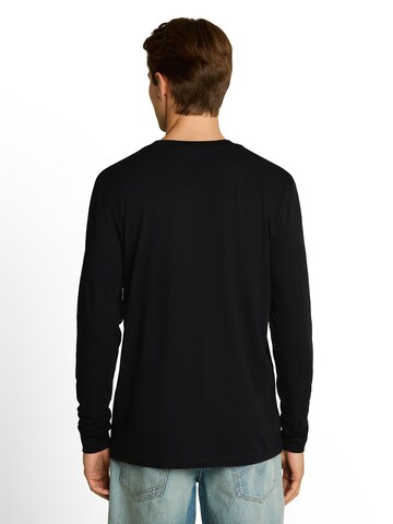 TOM TAILOR DENIM Shirt in Zwart
