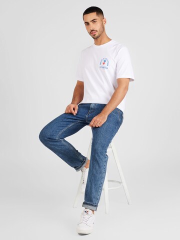 JACK & JONES Bluser & t-shirts 'MILLO' i hvid