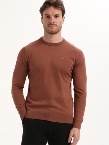 Gabbiano Sweater in Brown