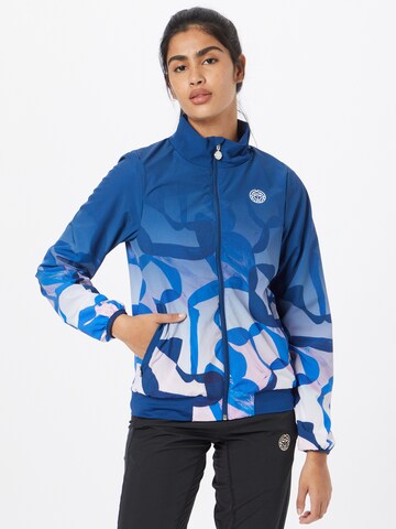 BIDI BADU Athletic Jacket in Blue: front