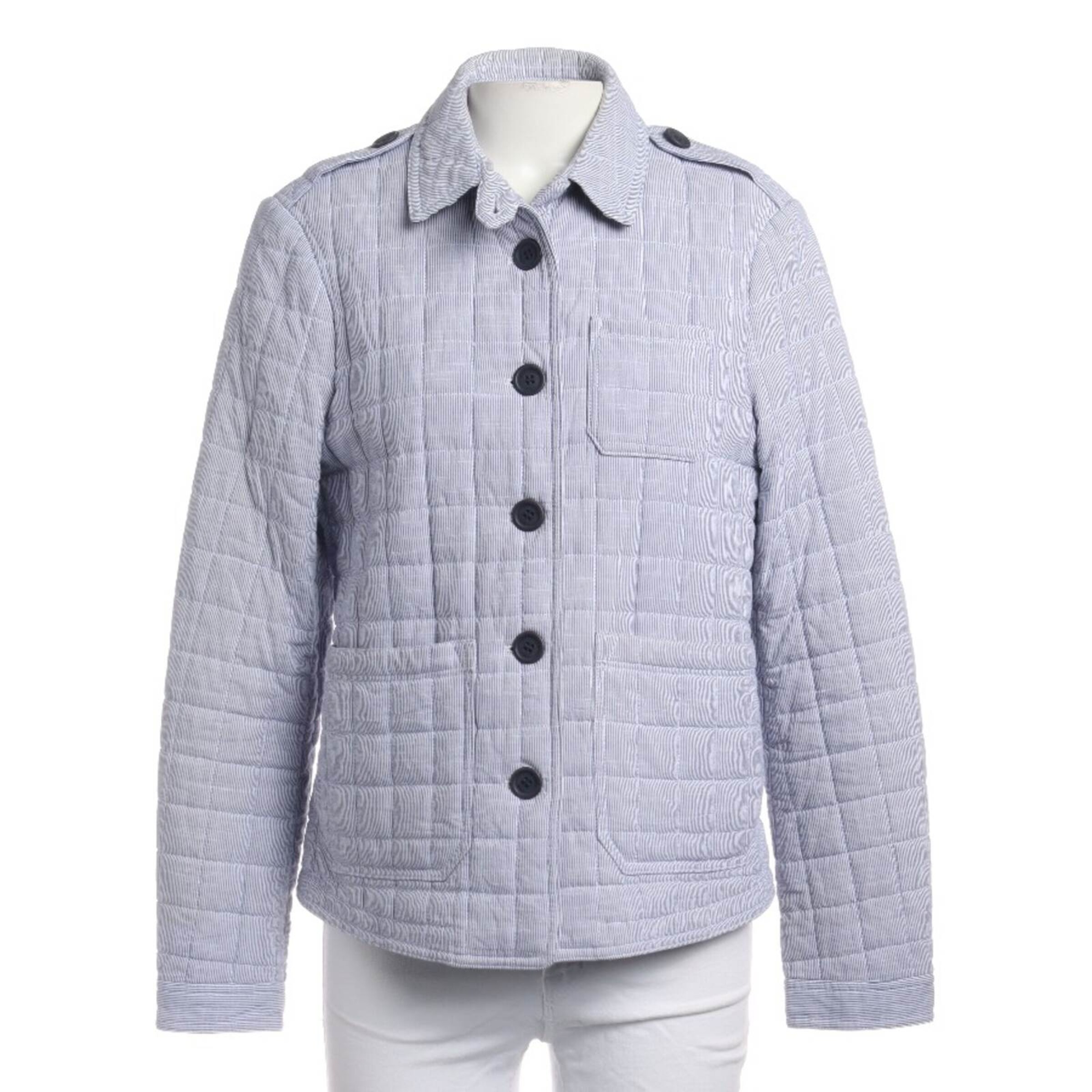 BURBERRY Jacket & Coat in M in Blue: front