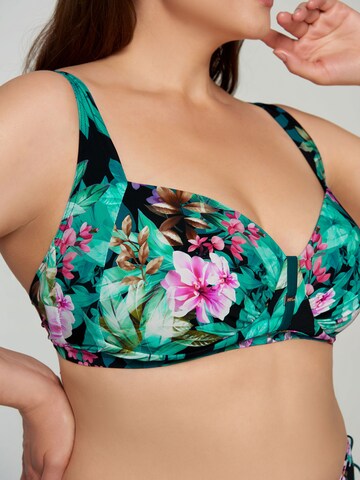 Marc & André Balconette Bikini Top in Green