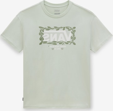 VANS - Camiseta en verde: frente