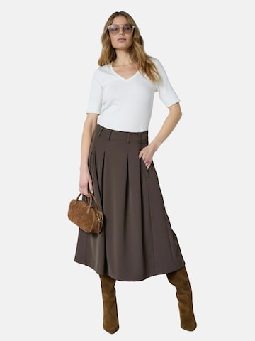 co'couture Sukně ' AnyaCC ' – hnědá: přední strana