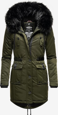 Parka d’hiver 'Luluna' NAVAHOO en vert : devant