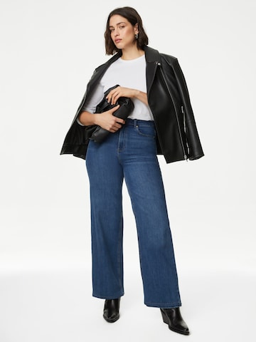 Wide Leg Jean Marks & Spencer en bleu