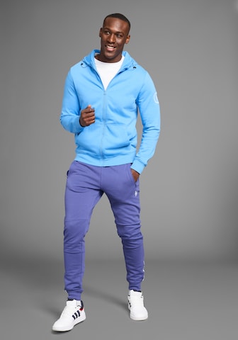 Bruno Banani Tracksuit in Blue: front