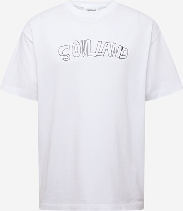 Soulland Shirt 'Kai Roberta' in Wit: voorkant