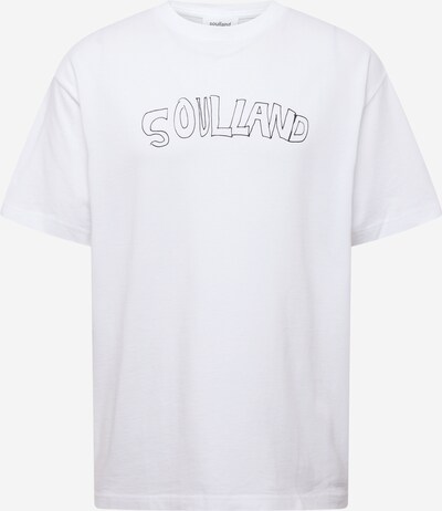 Soulland T-Shirt 'Kai Roberta' en noir / blanc, Vue avec produit