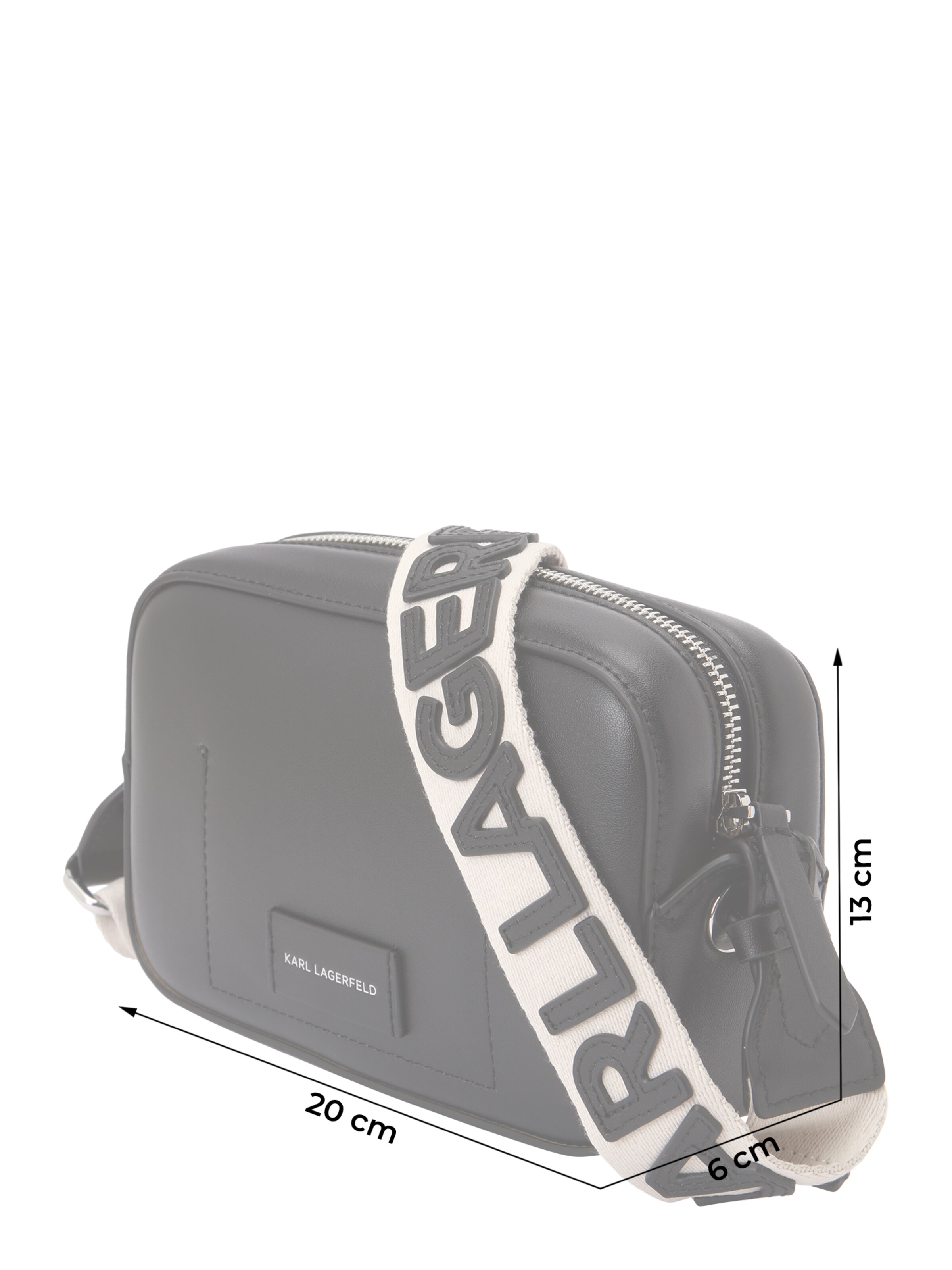 Karl Lagerfeld - Bolso de hombro en negro