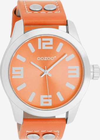 OOZOO Analog Watch in Orange: front