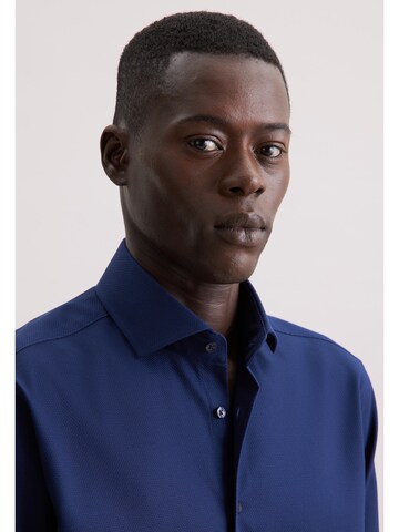 Coupe regular Chemise business SEIDENSTICKER en bleu