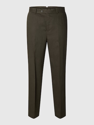 SELECTED Regular Pleated Pants in Brown