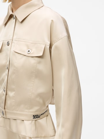 KARL LAGERFELD JEANS Prechodná bunda - Béžová