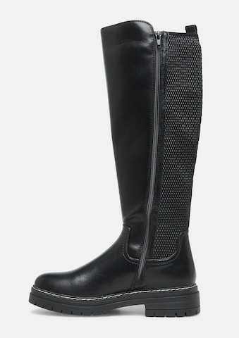 s.Oliver Boot in Black: side