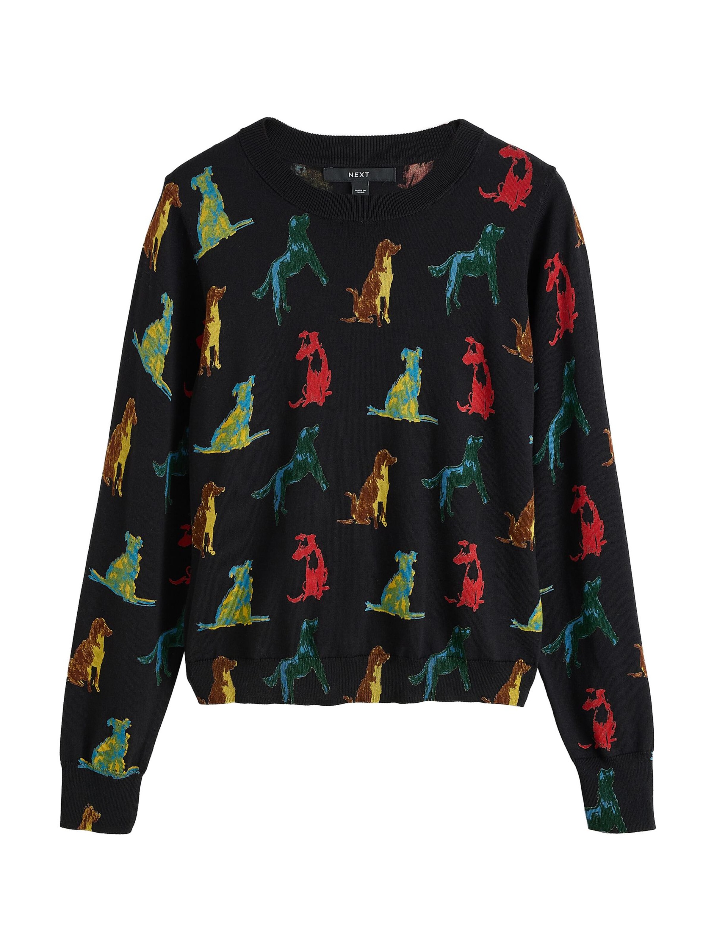 Next Sweater in Black: front