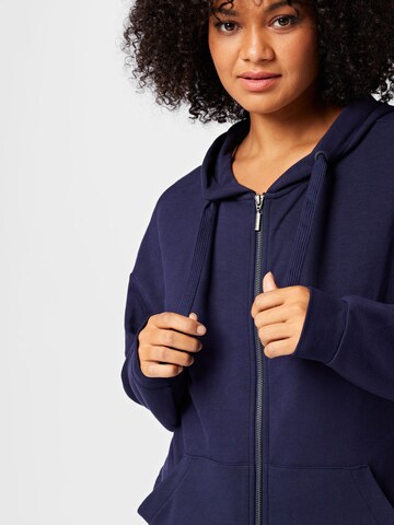 Tom Tailor + in Women Sweatjacke | Navy YOU ABOUT