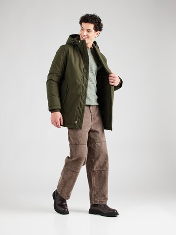KnowledgeCotton Apparel Funktionsjacke in Grün