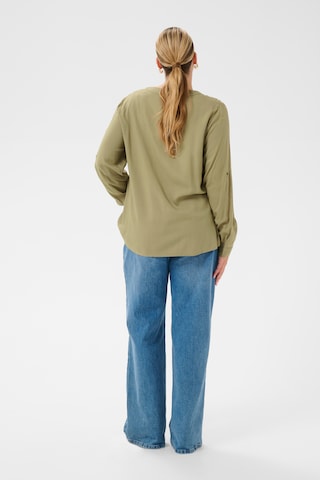 KAFFE CURVE Bluse 'KCSida' in Grün