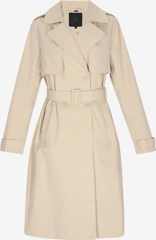 DreiMaster Klassik Ανοιξιάτικο και φθινοπωρινό παλτό σε μπεζ: μπροστά