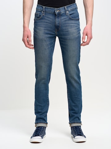 BIG STAR Slimfit Jeans 'Nader' in Blauw: voorkant