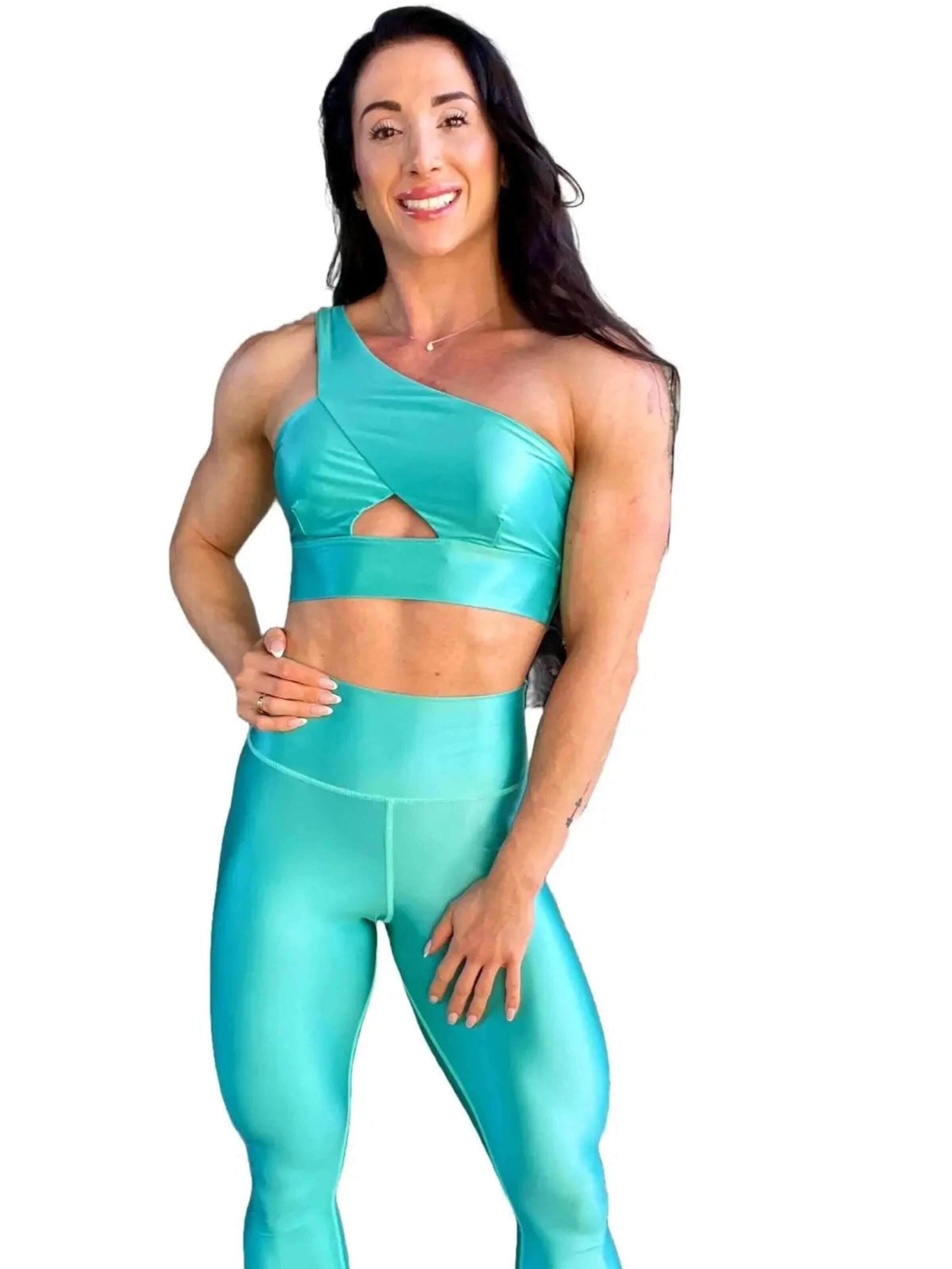 Top sportivo 'Carmela Pearl' di LUXFEEL in blu