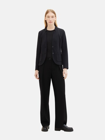 TOM TAILOR Blazer in Black