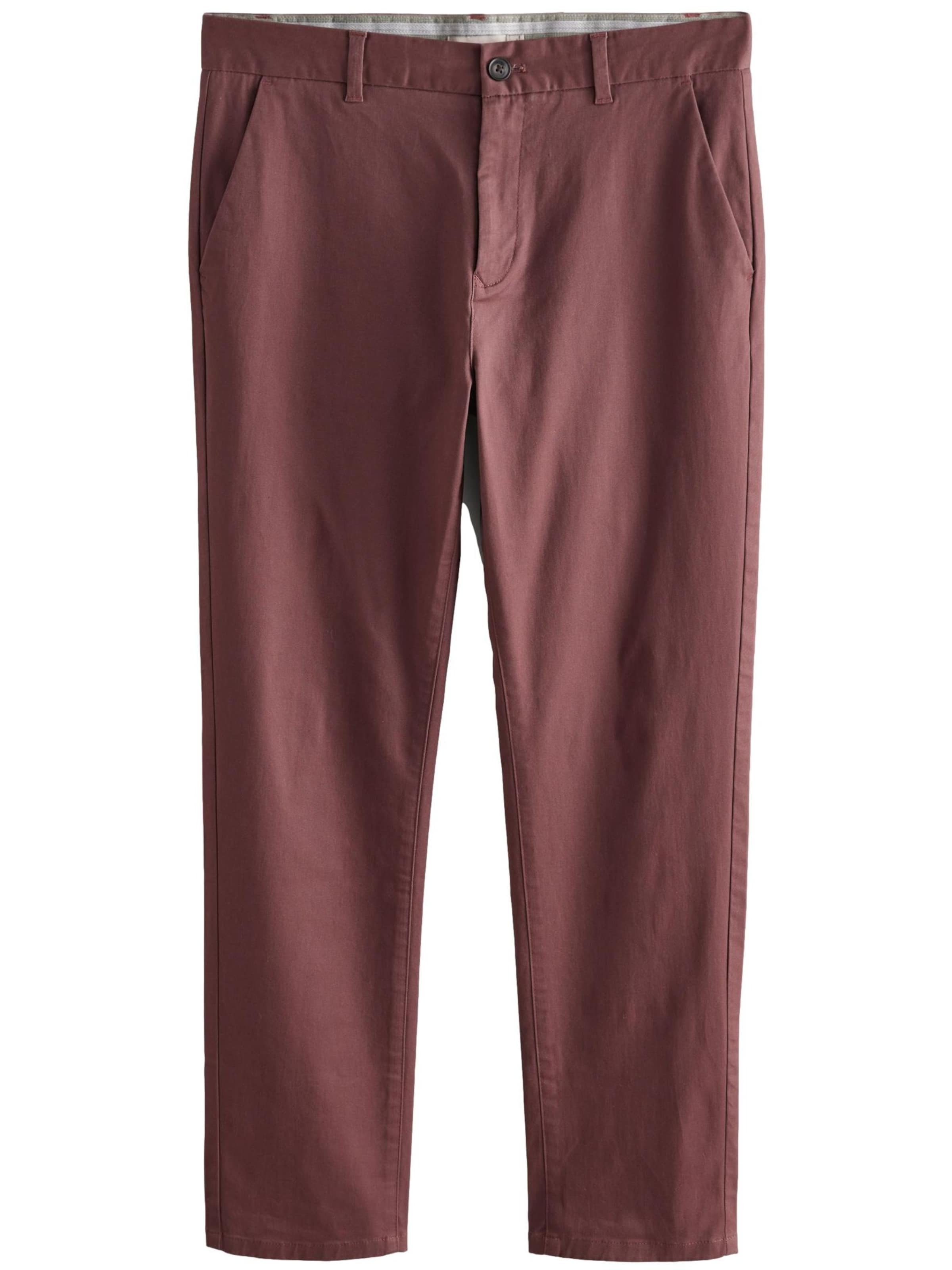 Next Regular Chino trousers in Red: front