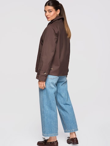 Ombre Übergangsmantel‌‌‌‌‌‌‌‌ in Braun